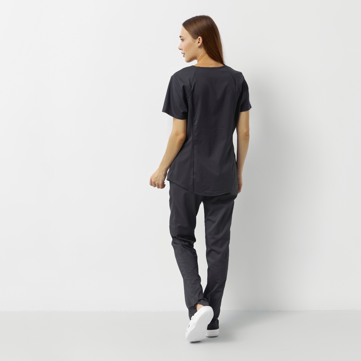Женский медицинский костюм Cherokee графитовый — изображение 7