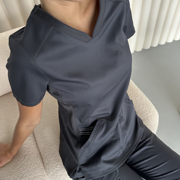 Женский медицинский костюм Cherokee графитовый