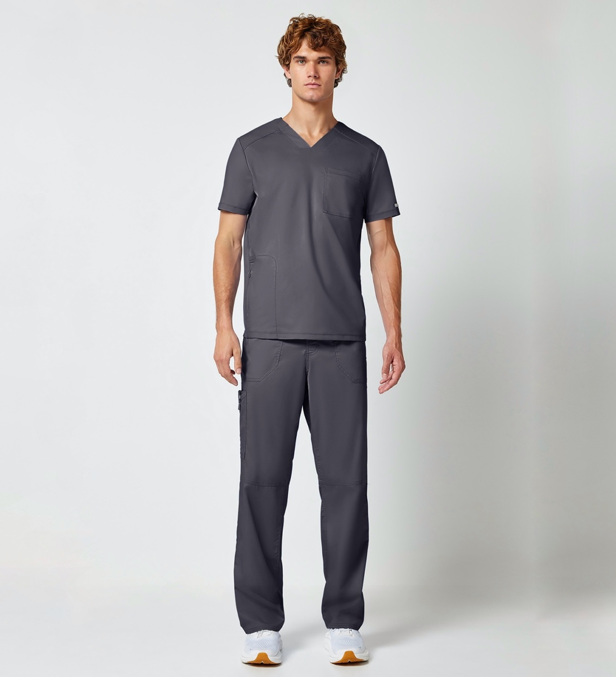 Мужской медицинский костюм Cherokee Revolution графитовый — изображение 1