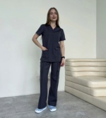 Женский медицинский костюм Cherokee Achieve  графитовый