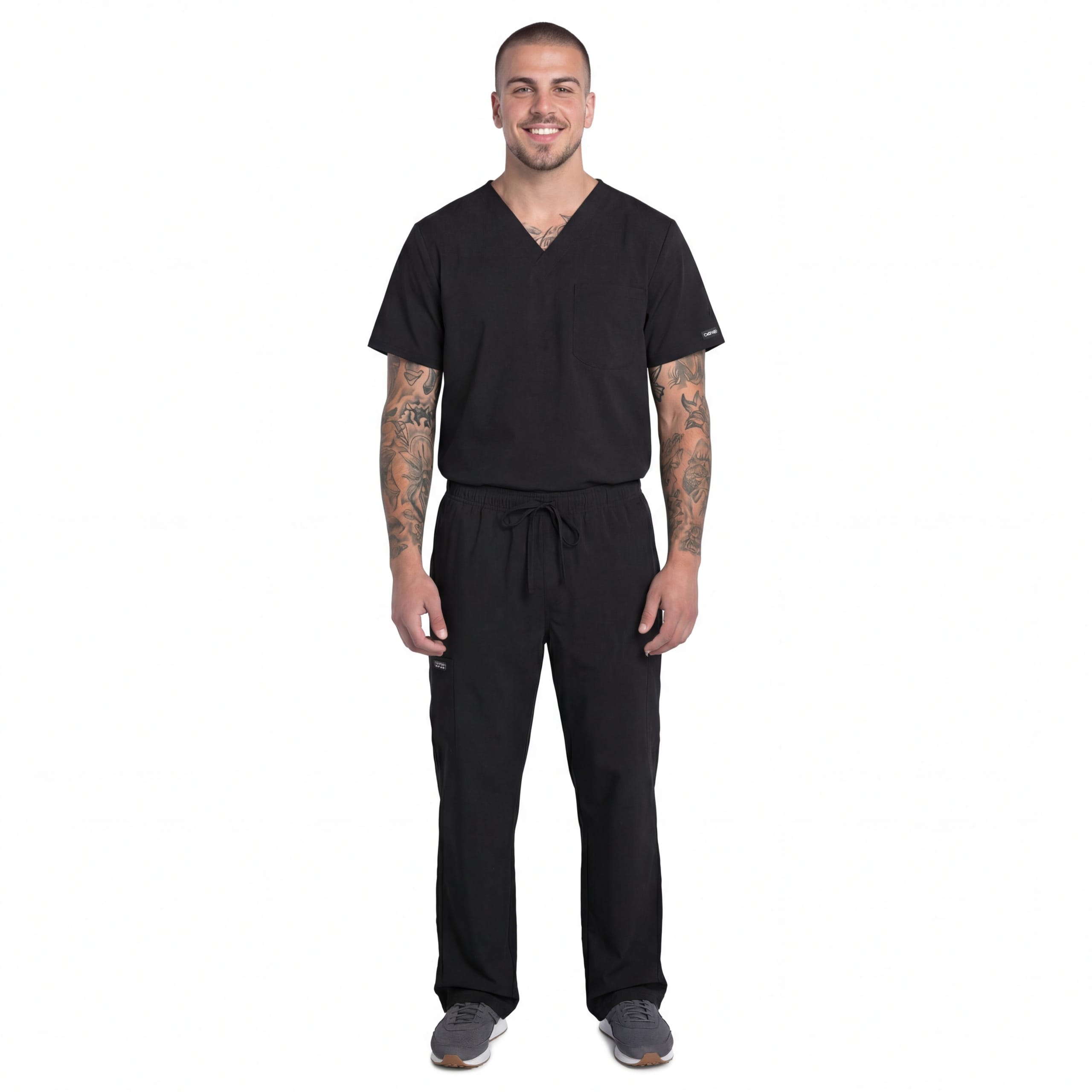 IMG_4752 Чоловічий медичний костюм Cherokee Original Ultra чорний - Зображення 1