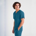 Мужской медицинский костюм Grey's Anatomy™ Evolve морская волна — изображение 6