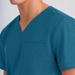 Мужской медицинский костюм Grey's Anatomy™ Evolve морская волна — изображение 8