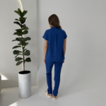 Женский медицинский костюм Grey's Anatomy™ Spandex Stretch ярко-синий — изображение 8