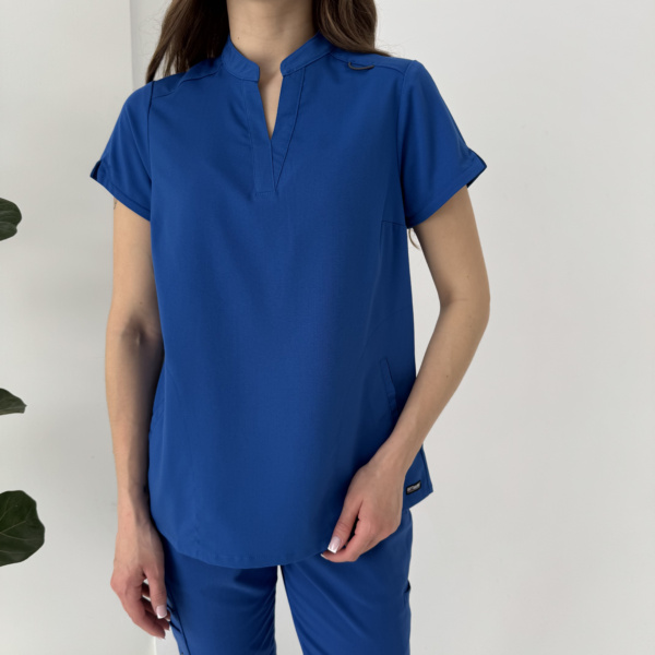 Женский медицинский костюм Grey's Anatomy™ Spandex Stretch ярко-синий