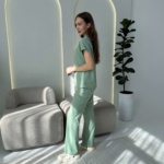 Женский медицинский костюм Skechers фисташковый — изображение 6