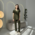 Женский медицинский костюм Grey's Anatomy™ Evolve оливковый