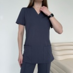 Женский медицинский костюм Cherokee Achieve  графитовый — изображение 5