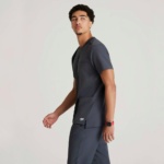 Мужской медицинский костюм Skechers графитовый — изображение 9