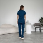 Женский медицинский костюм Cherokee морская волна — изображение 4