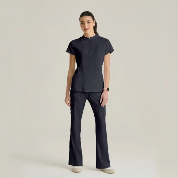 Жіночий медичний костюм Grey's Anatomy™ Spandex Stretch сірого кольору