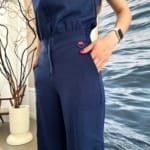 Жіночий медичний комбінезон MedCouture синій - Зображення 2