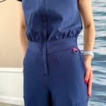 Жіночий медичний комбінезон MedCouture синій - Зображення 11
