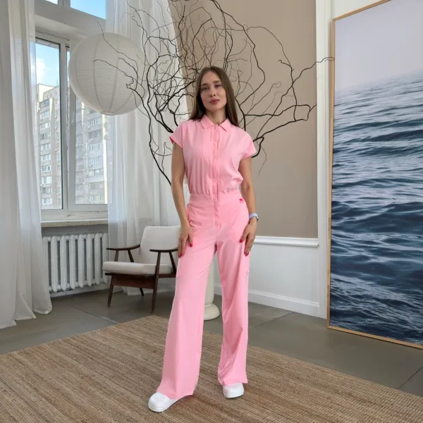 Жіночий медичний комбінезон MedCouture рожевий
