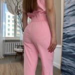Женский медицинский комбинезон MedCouture розовый — изображение 7