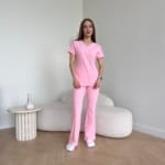 Женский медицинский костюм Med Couture MC AMP, цвет розовый — изображение 4