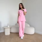 Женский медицинский костюм Med Couture MC AMP, цвет розовый