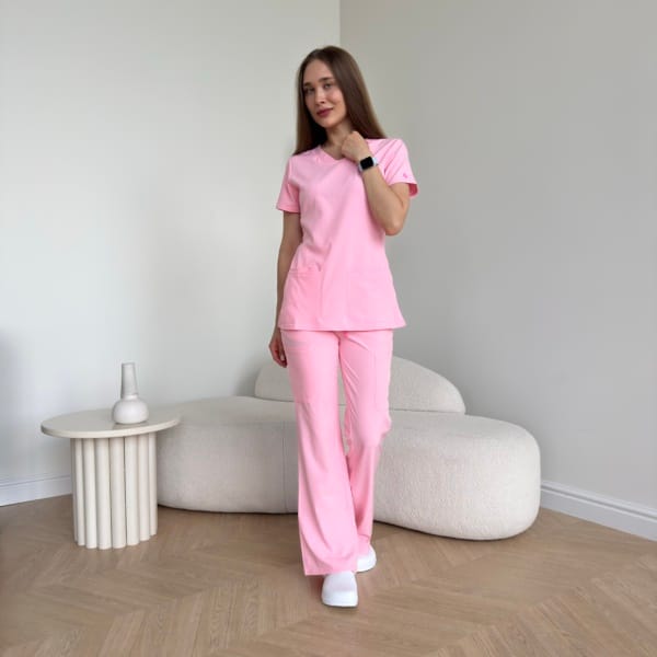 Женский медицинский костюм Med Couture MC AMP, цвет розовый