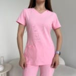 Женский медицинский костюм Med Couture MC AMP, цвет розовый — изображение 9