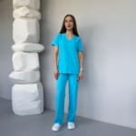 Женский медицинский костюм Cherokee Originals Ultra голубой