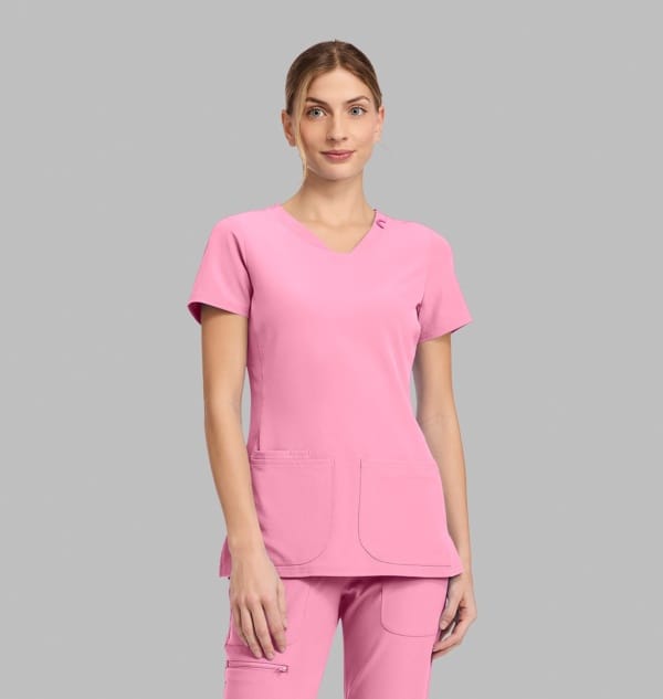 Женский медицинский костюм Med Couture MC AMP, розового цвета