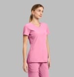 Женский медицинский костюм Med Couture MC AMP, розового цвета — изображение 3