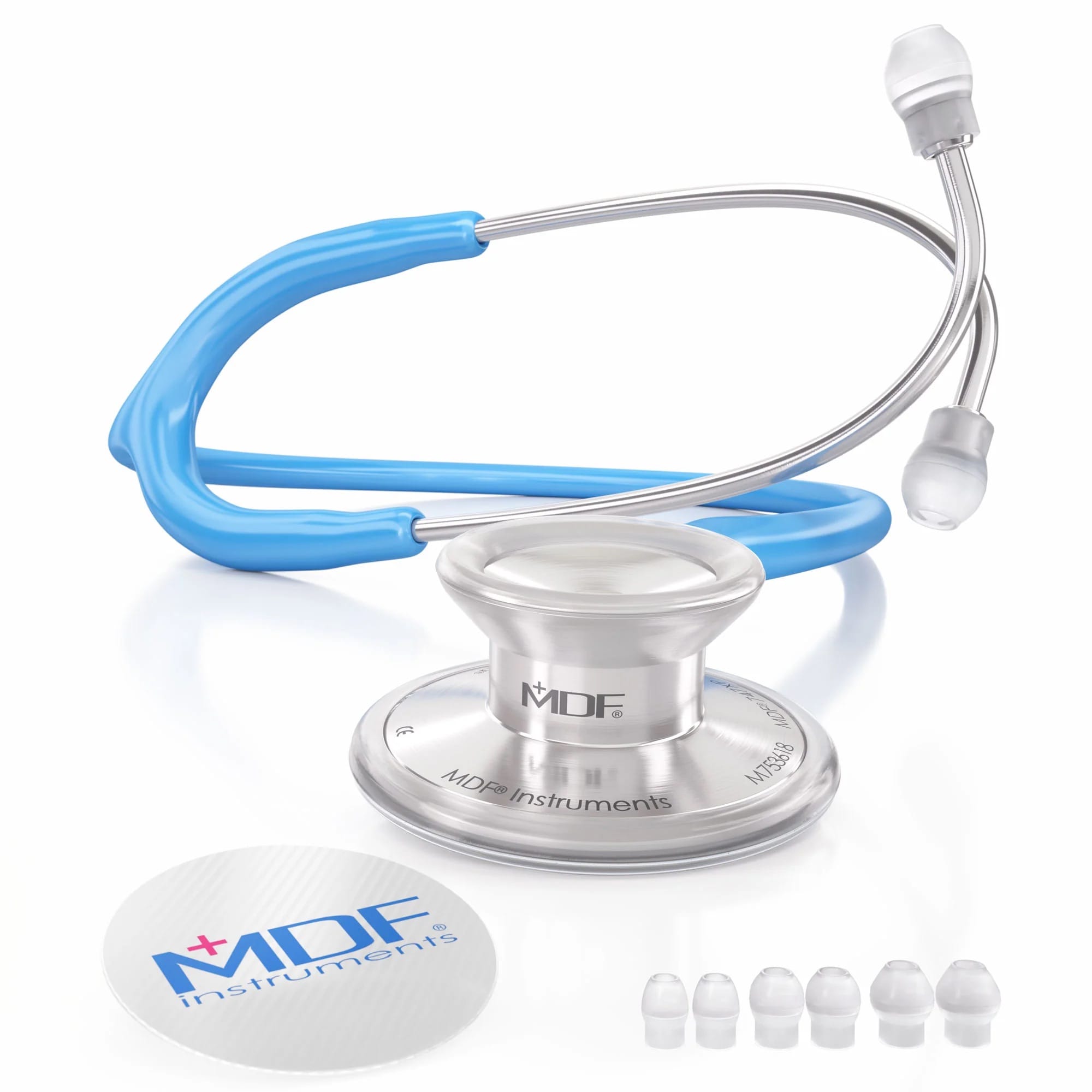mdf-instruments-acoustica-blue-stethoscope-s.swell-dual-head-14 Стетоскоп общетерапевтический MDF Instruments MDF747XP-14 — изображение 1